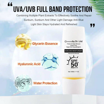 SPF 50 Mineral Moisturizer – Hydrating, Vegan & Sensitive-Skin Friendly - Renee Lane Company
