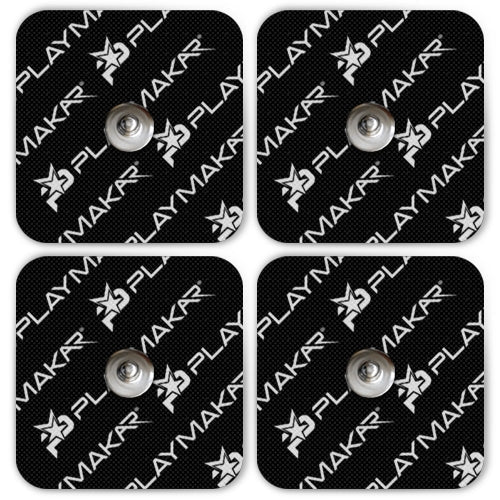 Small pad refill kit with four dark patterned pads and metal button snaps
