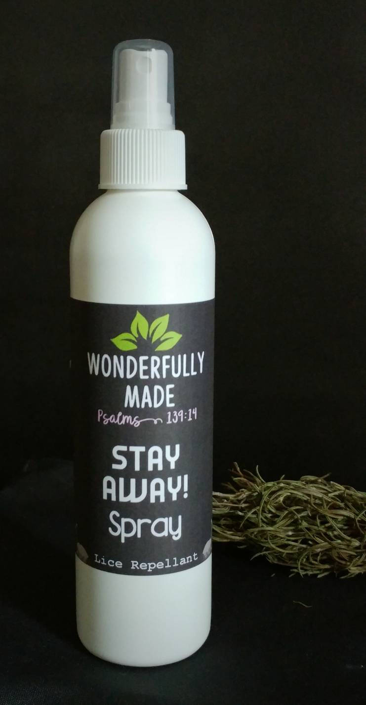 STAY AWAY! bug spray | lice prevention spray | natural lice repellant spray | Rosemary repel spray | School lice prevention | Organic bug - Renee Lane Company
