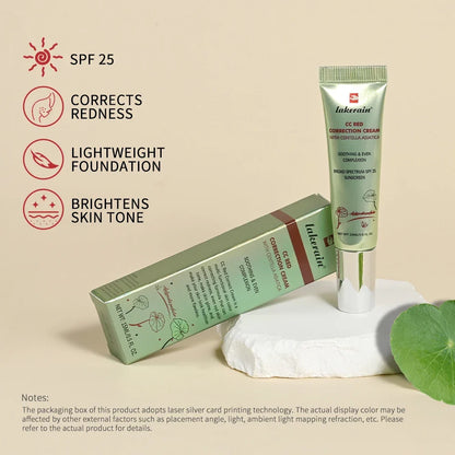 CC Cream Color Changing Liquid Foundation Centella Korean High Coverage Foundation Foundation Cream for Face Base Makeup