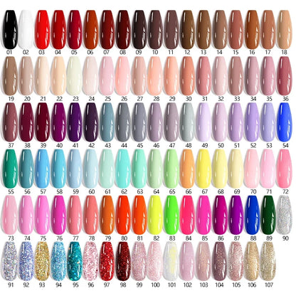 UR SUGAR 7ML Nail Gel Fresh Macaron 107 Colors All For Manicure Semi Permanent Soak Off LED UV Long-Lasting Nail Art Varnish