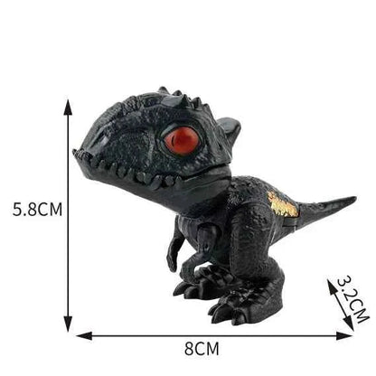 Jurassic Finger Dinosaur  Tyrannosaurus Model Toys for Kids Finger Biting Dinosaurs Movable Joints Dinosaur Toy for Boy Gift