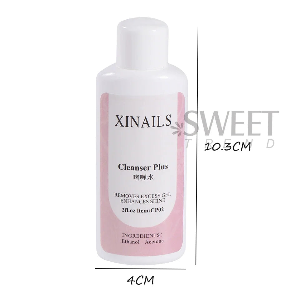 1Bottle Nail Degreaser Liquid Surface Sticky Layer Gel Polish Excess Remover Acetone Nail Extension Auxiliary Nail Cleaner Plus