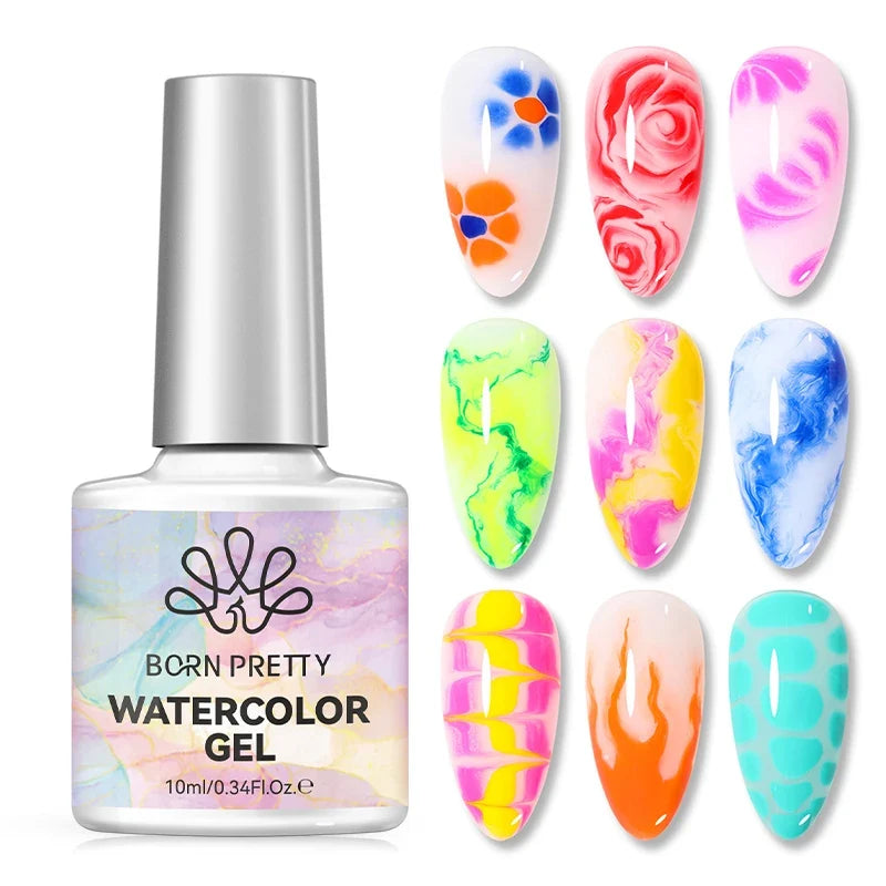 BORN PRETTY 10ml Base Gel Top Coat Rubber Gel Reinforcement Gel for Nails Tools Soak Off UV LED Nail Varnish Function Gel