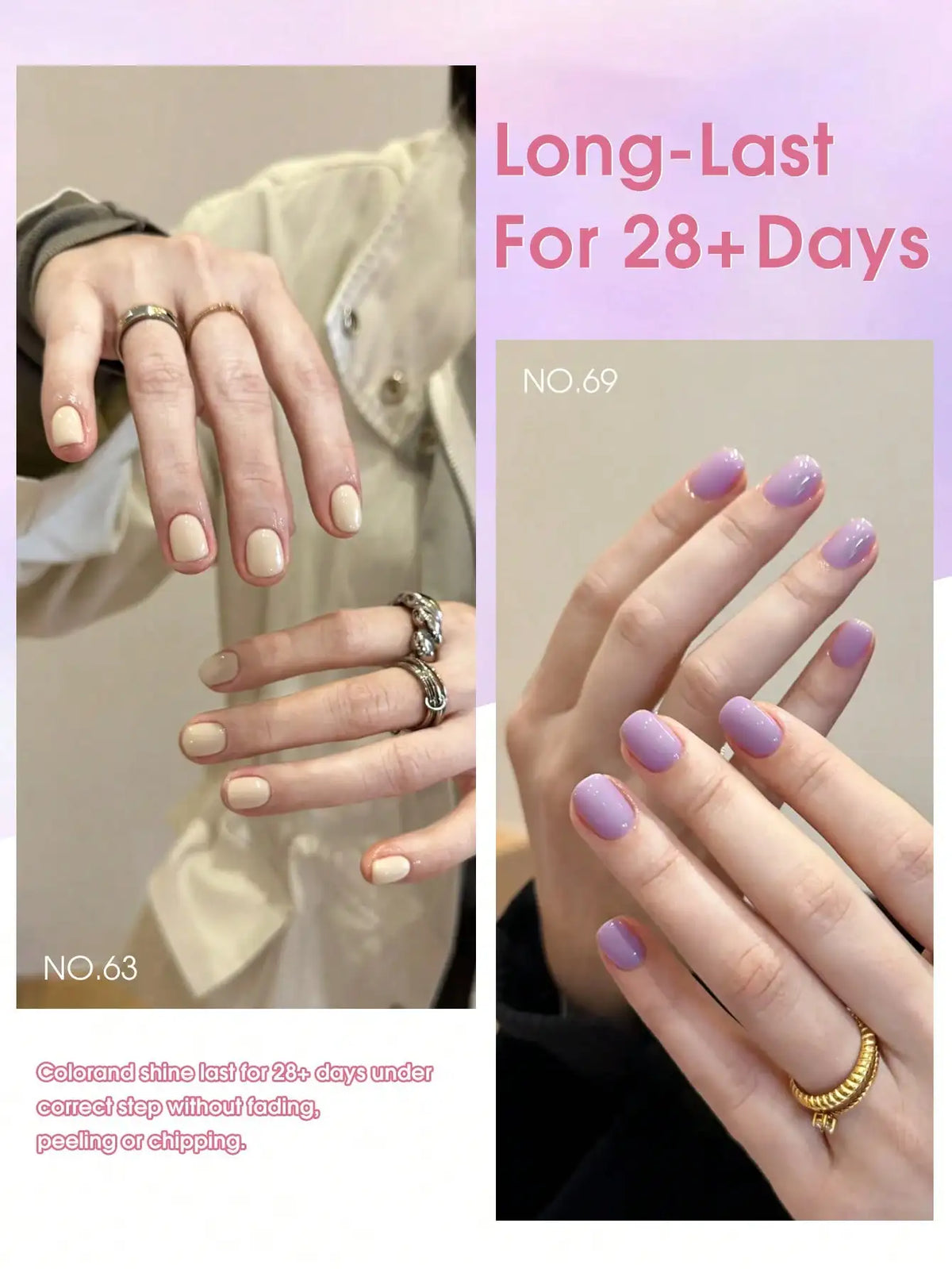 9PCS 15ml Colorful Gel Nail Polish Set, Soak-Off UV LED Nail Gel, Long-Lasting Liquid Manicure Varnish