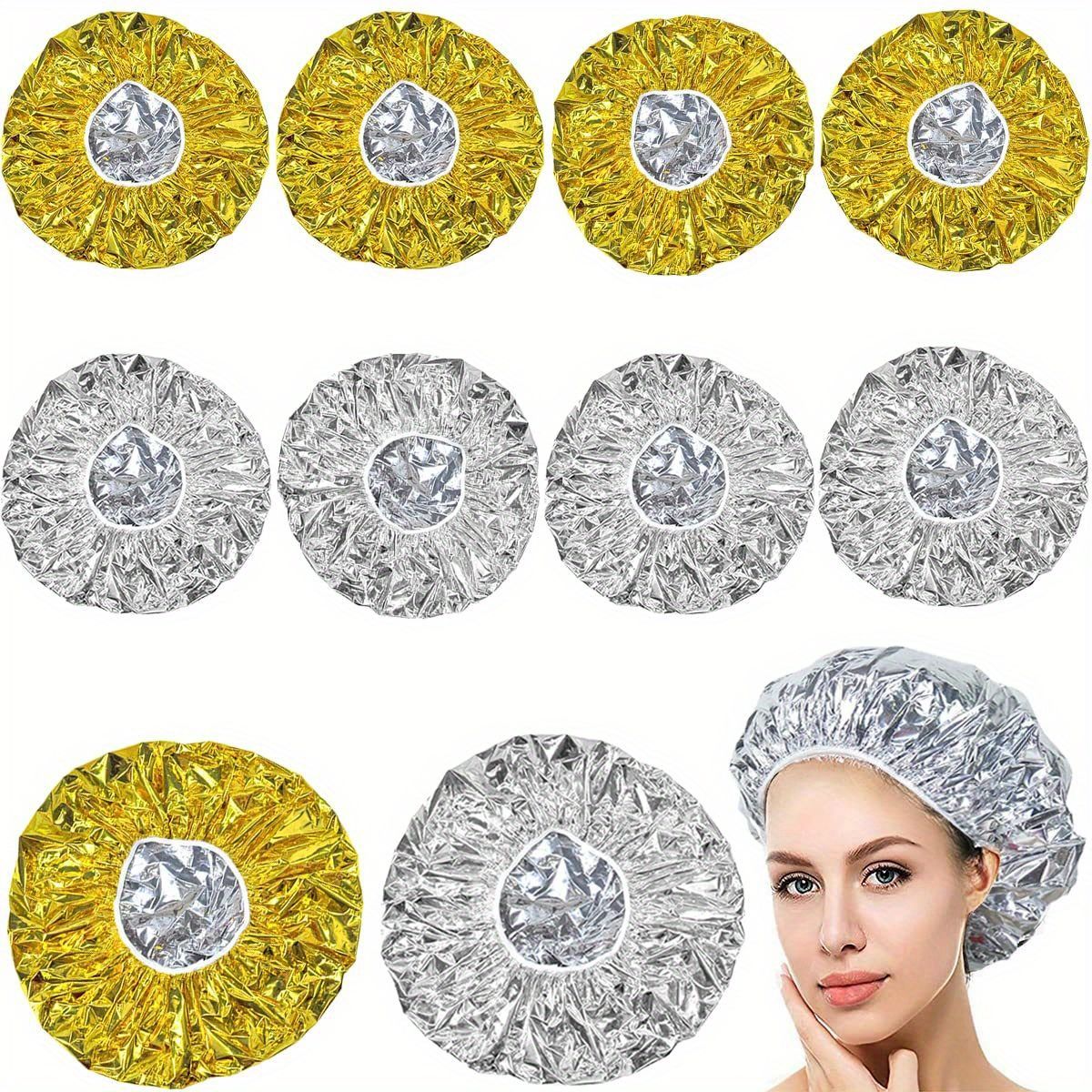 Salon-Quality Disposable Aluminum Foil Hair Dye Cap for Deep Conditioning and Home Use - Renee Lane Company