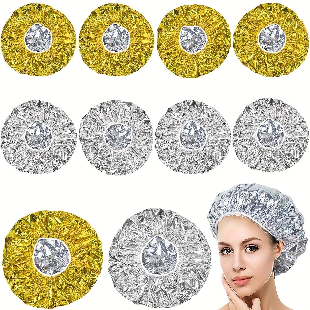 Salon-Quality Disposable Aluminum Foil Hair Dye Cap for Deep Conditioning and Home Use - Renee Lane Company