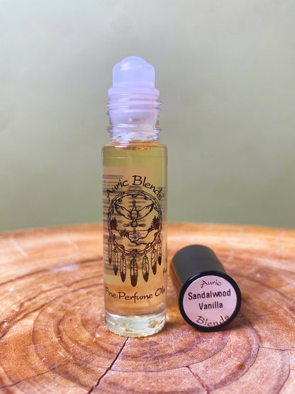 Sandalwood Vanilla Roll-on Perfume Oil | 0.33 fl oz - Renee Lane Company