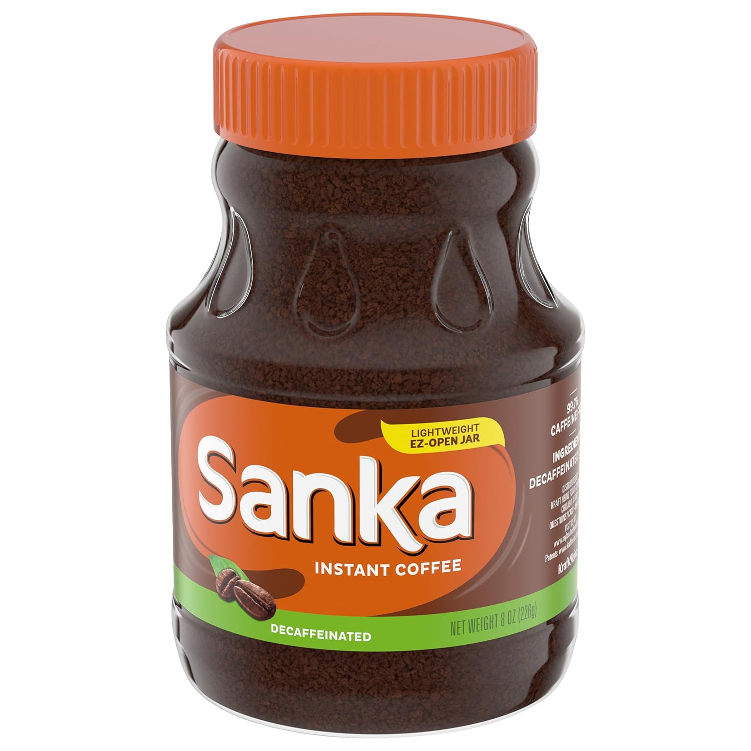 Sanka Decaf Instant Coffee, 8 oz Jar - Renee Lane Company