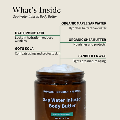 Sap Water Infused Body Butter - Renee Lane Company