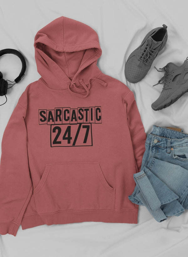 Sarcastic 24/7 Hoodie - Renee Lane Company