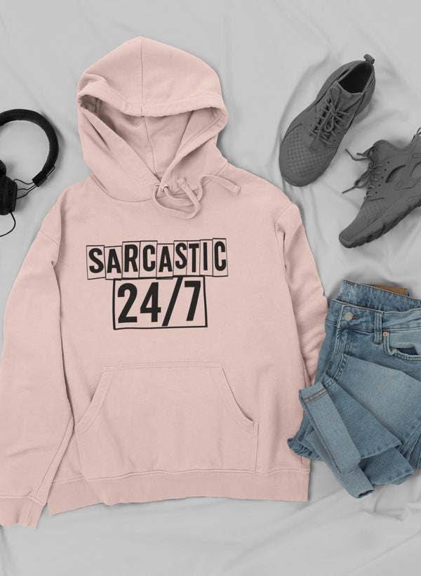 Sarcastic 24/7 Hoodie - Renee Lane Company