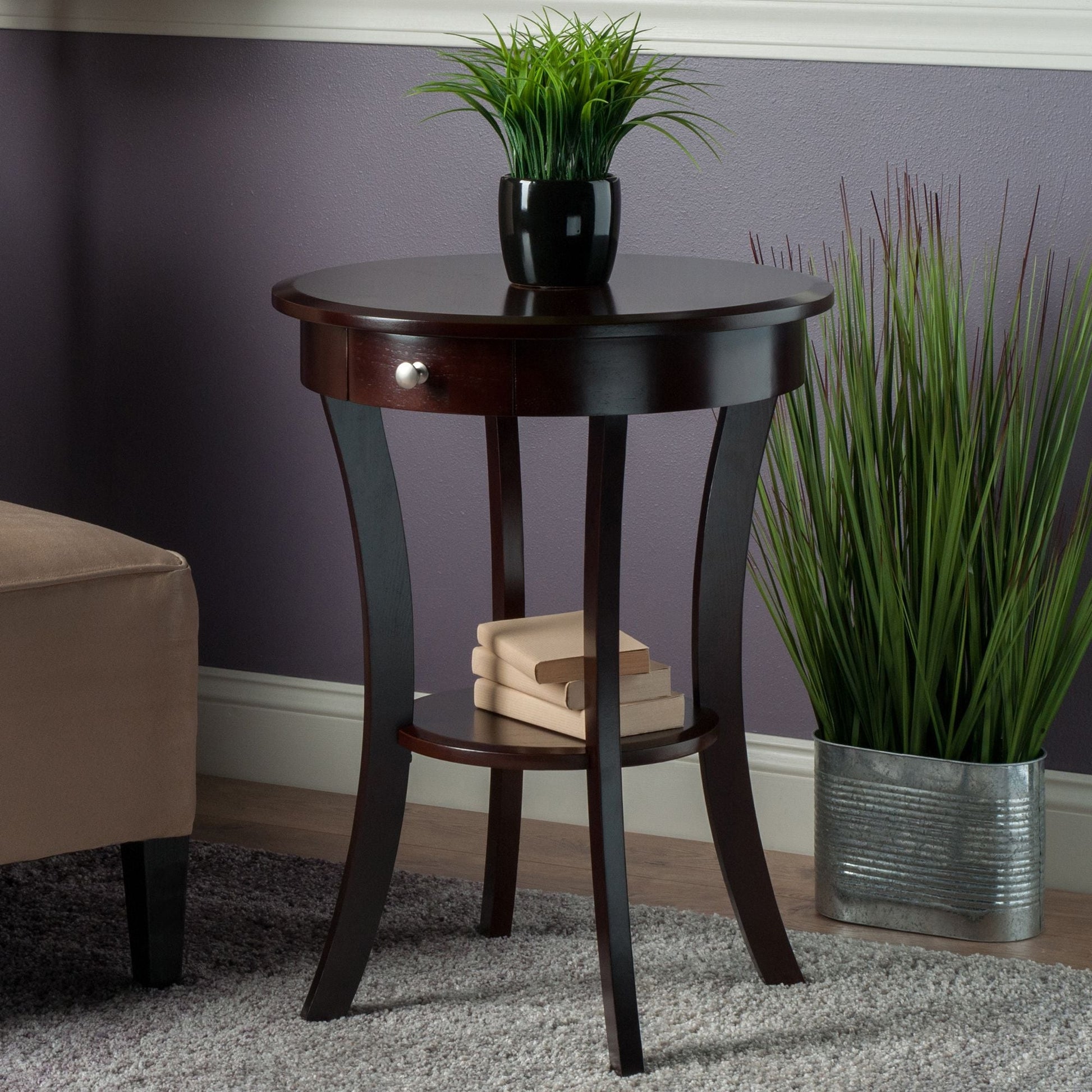 Sasha Round Accent Table - Renee Lane Company