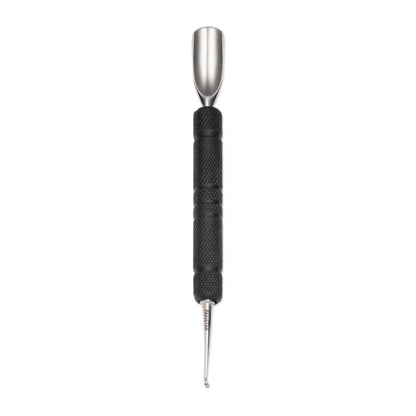 Satin Edge Rubber Grip Cuticle Pusher and Spoon Nail Cleaner - Renee Lane Company