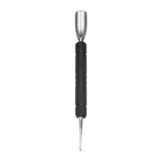 Satin Edge Rubber Grip Cuticle Pusher and Spoon Nail Cleaner - Renee Lane Company