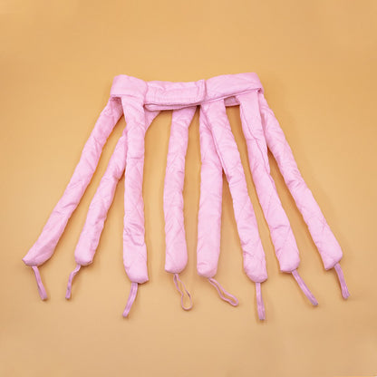 Satin No Heat Curlers for Long Hair - Heatless Curling Rod Headband for Beautiful, Healthy Curls - Renee Lane Company