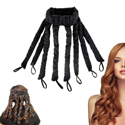 Satin No Heat Curlers for Long Hair - Heatless Curling Rod Headband for Beautiful, Healthy Curls - Renee Lane Company