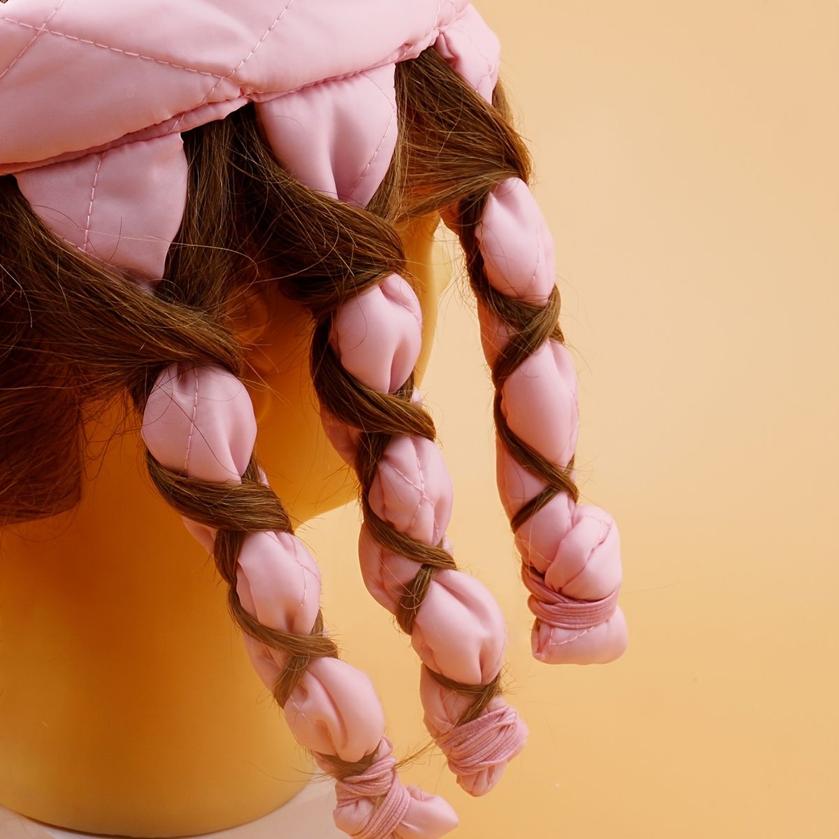Satin No Heat Curlers for Long Hair - Heatless Curling Rod Headband for Beautiful, Healthy Curls - Renee Lane Company