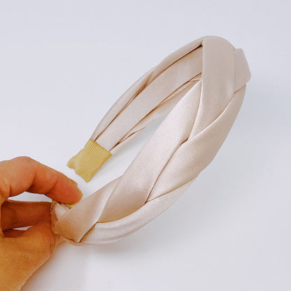 Satin Silk Braid Headband - Renee Lane Company