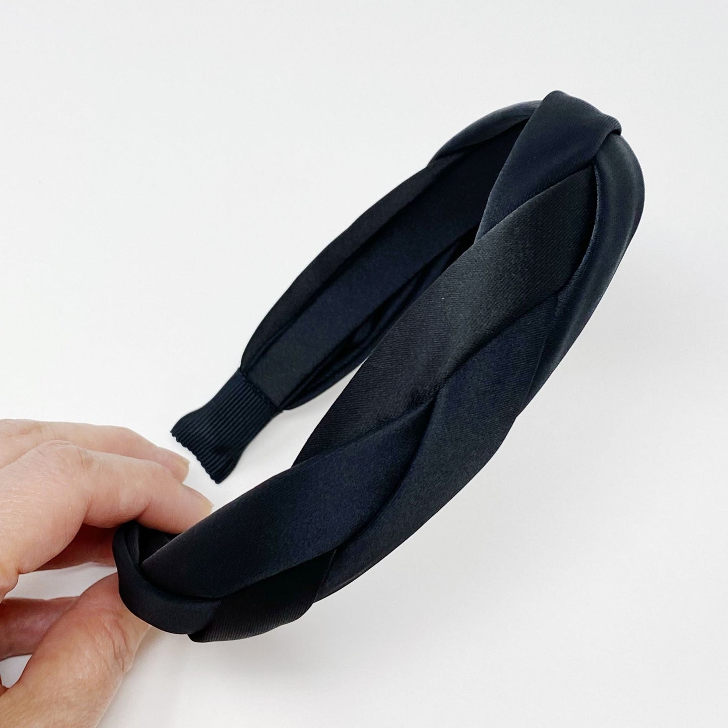 Satin Silk Braid Headband - Renee Lane Company