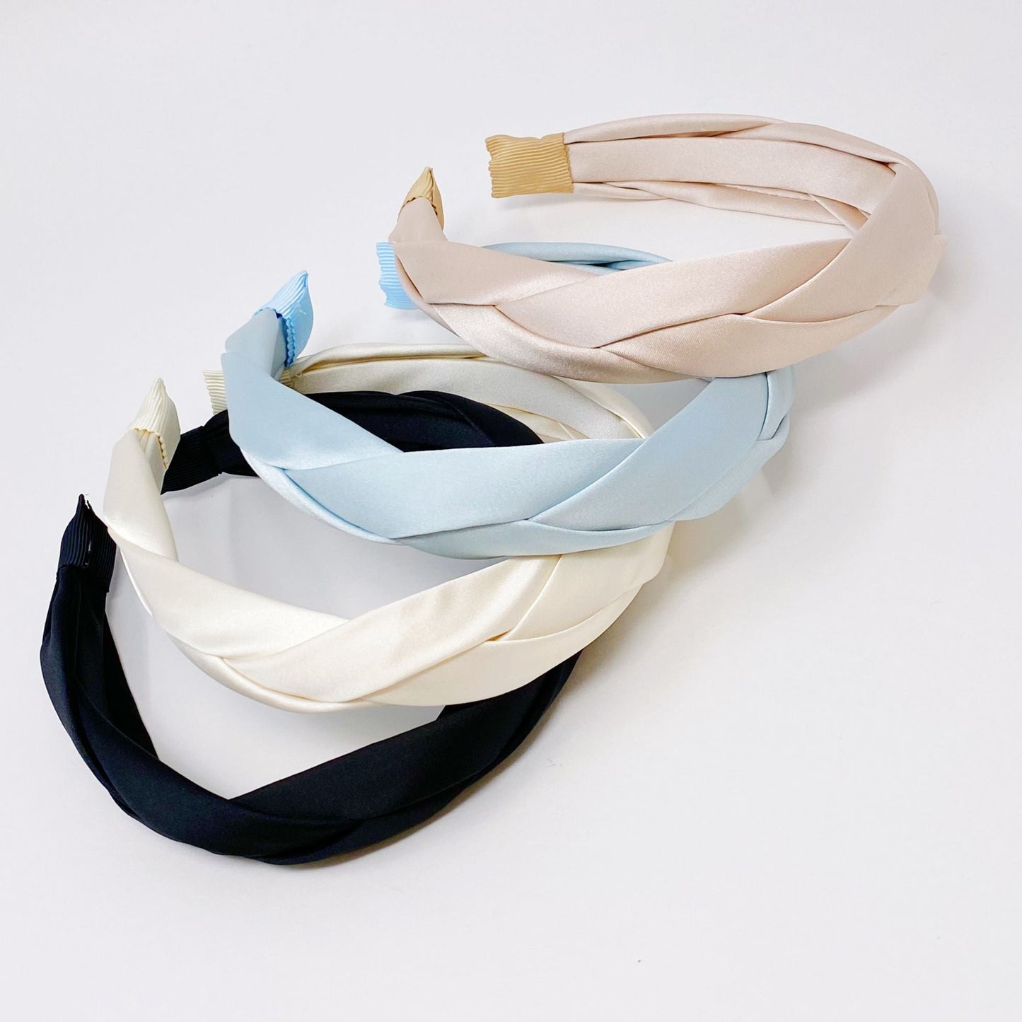 Satin Silk Braid Headband - Renee Lane Company