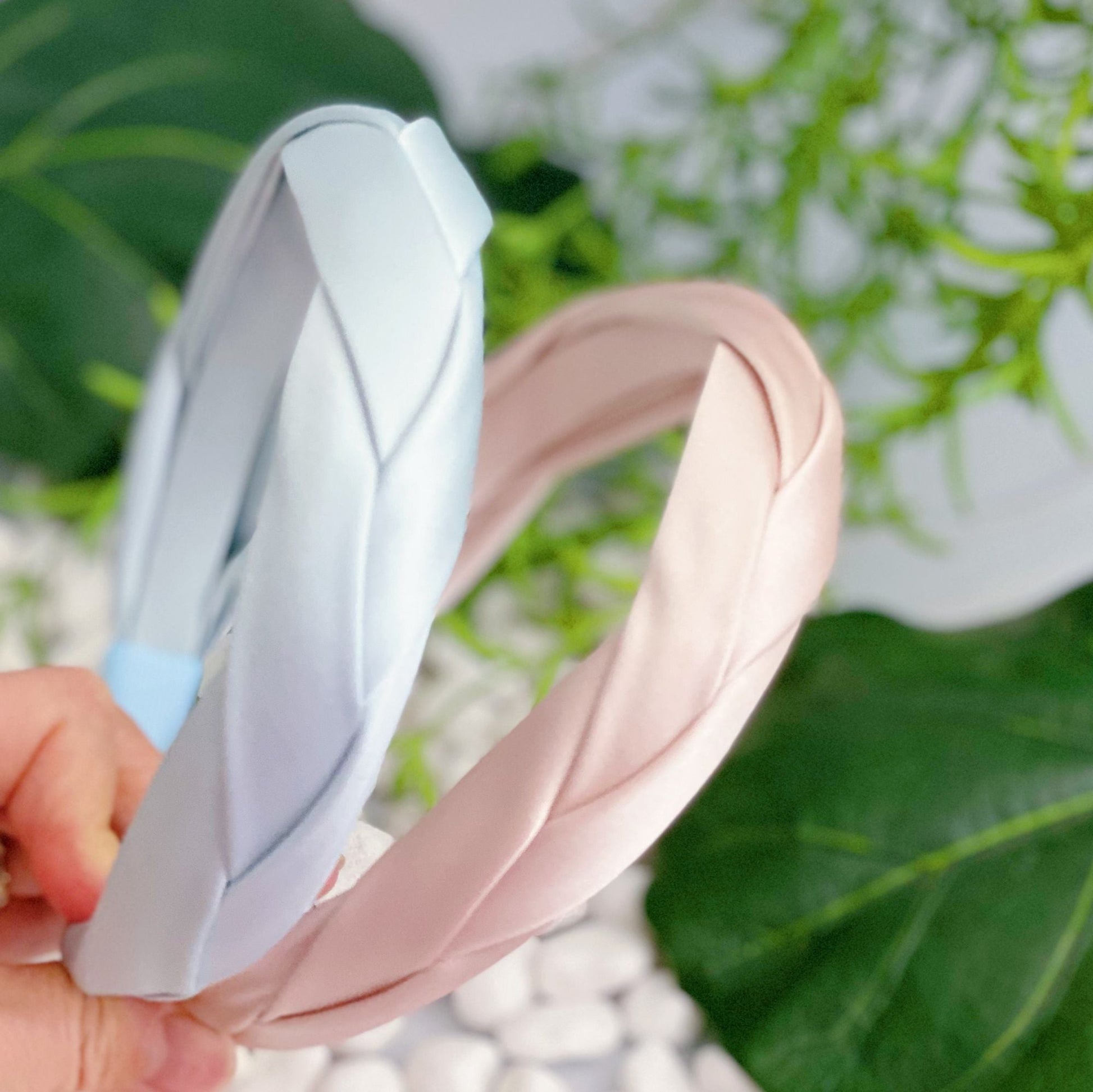 Satin Silk Braid Headband - Renee Lane Company