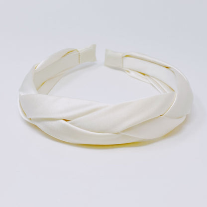 Satin Silk Braid Headband - Renee Lane Company