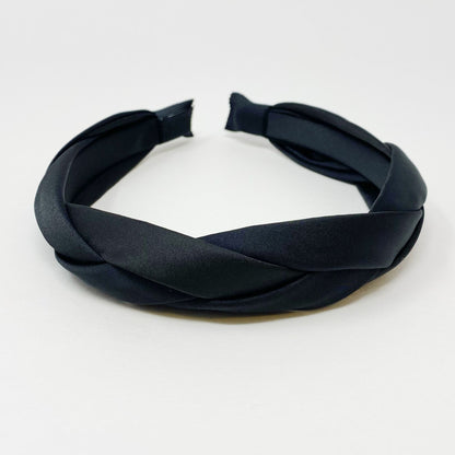 Satin Silk Braid Headband - Renee Lane Company