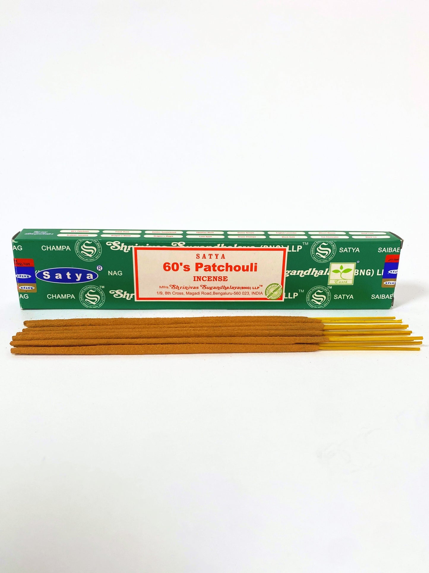 Satya 60's Patchouli Incense | 15g - Renee Lane Company