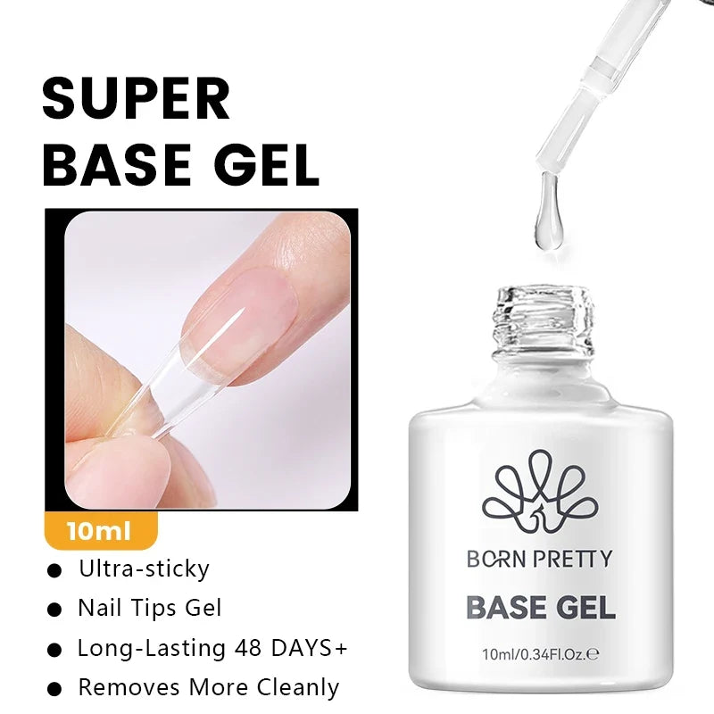 BORN PRETTY 10ml Jelly Nude Gel Nail Polish 50 Colors Semi Transparent Nail Art Nail Supplies Soak off UV LED Nails Gel Varnish
