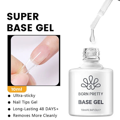 BORN PRETTY 10ml Jelly Nude Gel Nail Polish 50 Colors Semi Transparent Nail Art Nail Supplies Soak off UV LED Nails Gel Varnish