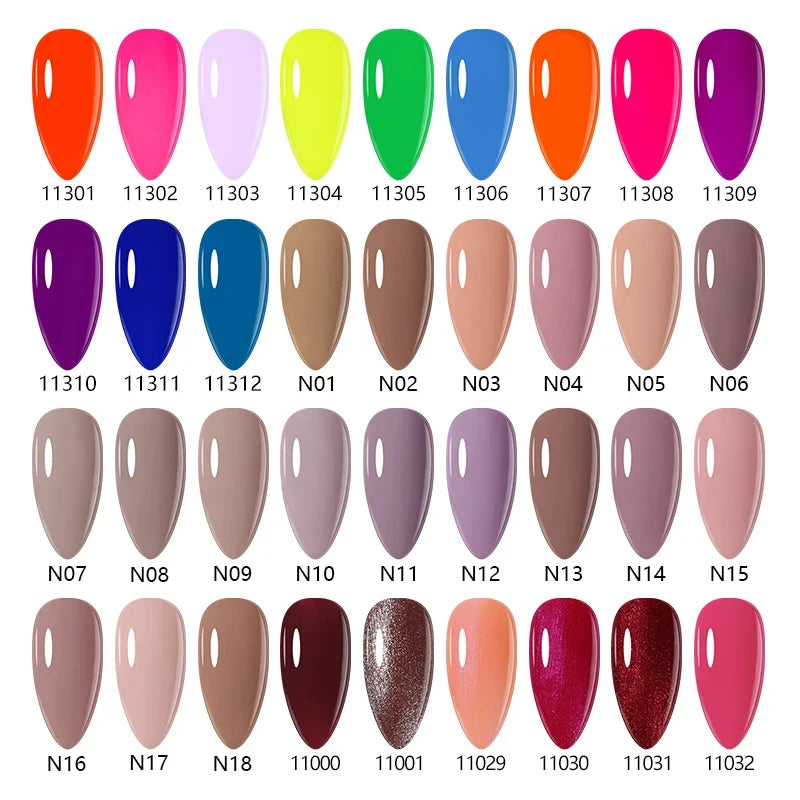 NAILCO 15ml Nails Art Gel Lack Polish Summer Hybrid Nail Varnish Manicure UV Top Coat Base HEMA TPO FREE Esmalte Nail Gel Polish