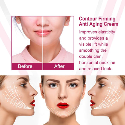 V-Shape Face Slimming Cream Remove Double Chin Firming Lifting Face Line Fat Burning Anti Aging Beauty Massage Care Products