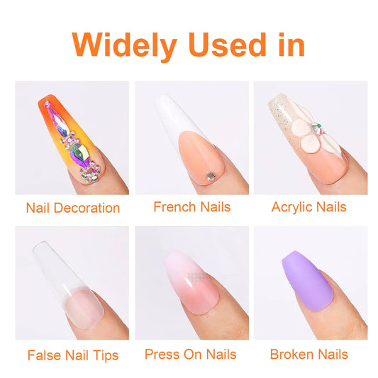 Nail glue used for nail decoration, French nails, acrylic nails, and press-on nails