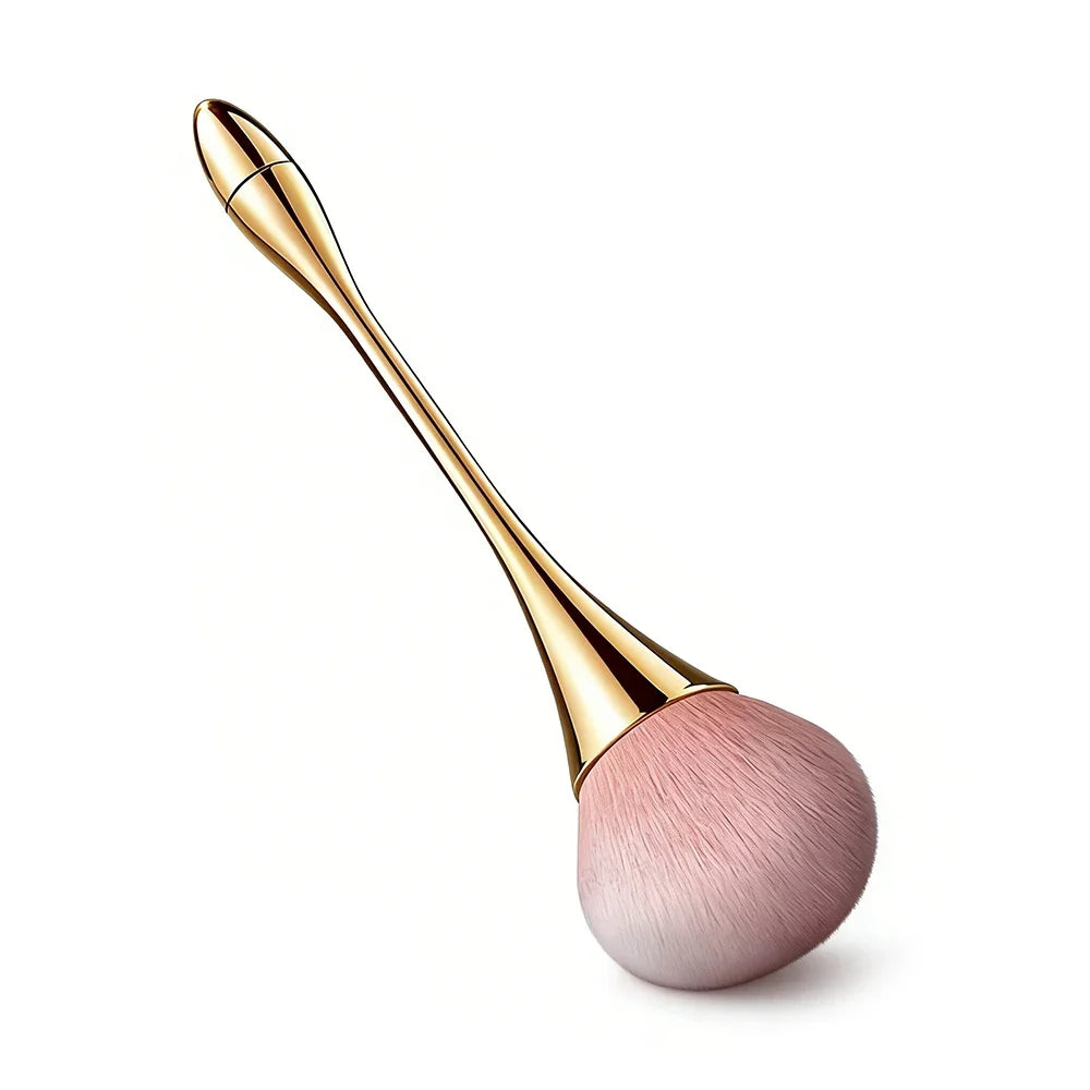 Small Fluffy Soft Powder Brush for Blush & Setting Powder, Waist Design Beauty Tool