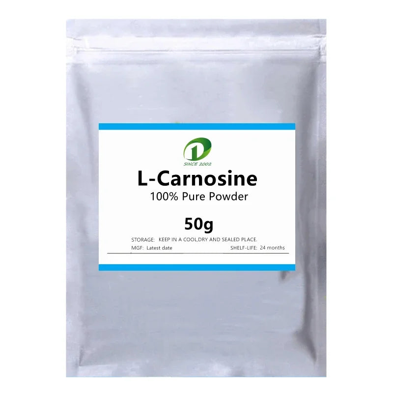 100% Pure Carnosine Powder,Anti-Wrinkle Moisturizing Facial Cream Shrink Pores Firming Day Cream Skin Care Product Beauty Face