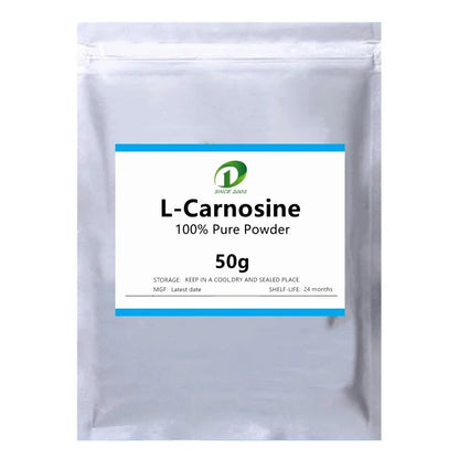100% Pure Carnosine Powder,Anti-Wrinkle Moisturizing Facial Cream Shrink Pores Firming Day Cream Skin Care Product Beauty Face