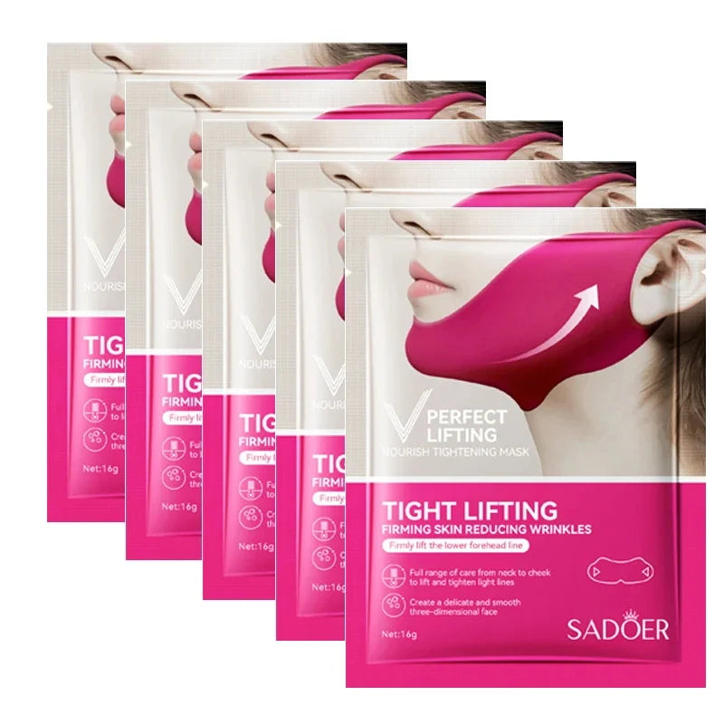 V-Shape Firming Face-lift Slimming Mask Removal Masseter Muscle Double Chin Face Fat Burning Anti-aging Beauty Products New