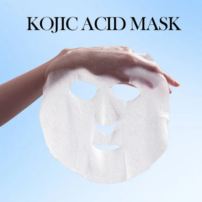 10pcs SADOER Kojic Acid Facial Masks Moisturizing Brightening Hydrating Face Mask Sheet Masks Beauty Facial Skin Care Products