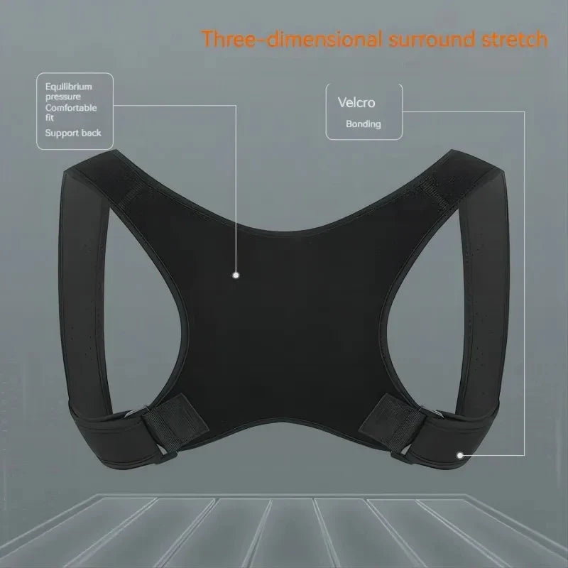 Standing and sitting posture support belt Sturdy posture back belt, enhancing better posture