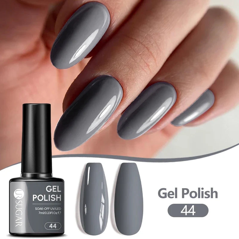 UR SUGAR 7ML Nail Gel Fresh Macaron 107 Colors All For Manicure Semi Permanent Soak Off LED UV Long-Lasting Nail Art Varnish
