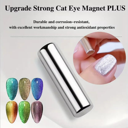 2.5x0.5cm Round Nail Art Cat Eye Gel Magnetic Pen for Gel Nail Polish 3D Cat Eye Nails Painting Strong Stick Manicure DIY Tools