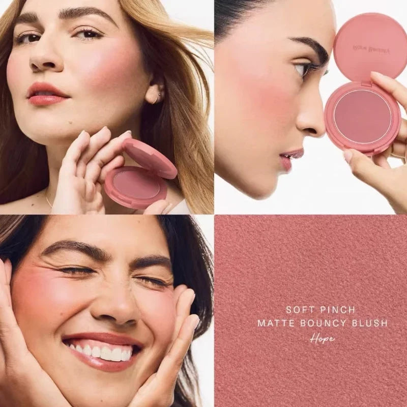 Rare Beauty New Product Frost-to-powder Mashed Potato Matte Air Cushion Blush Cream Liquid Blush Long-lasting Lipstick Lip Gloss