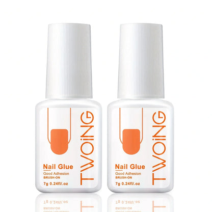 5pcs/2pcs 7g Super Strong Nail Glue For False Nail Tips, Acrylic Nails,Press OnNails,Fake Nails Art Decoration Lasting Adhesion