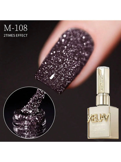 15ml Broken Diamond Halloween Christmas Nails Gel Nail Polish Adhesive Burst Flash Maillard Broken Diamond Adhesive