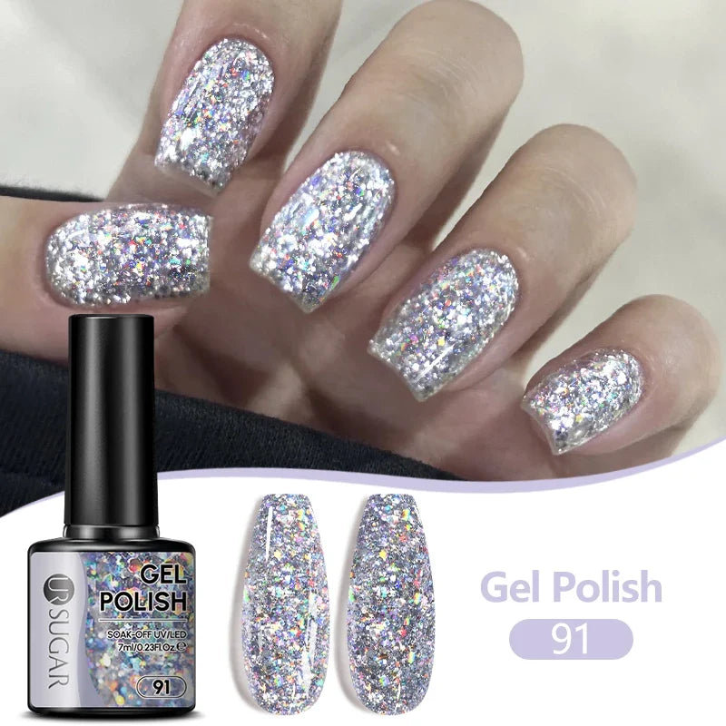 UR SUGAR 7ML Nail Gel Fresh Macaron 107 Colors All For Manicure Semi Permanent Soak Off LED UV Long-Lasting Nail Art Varnish
