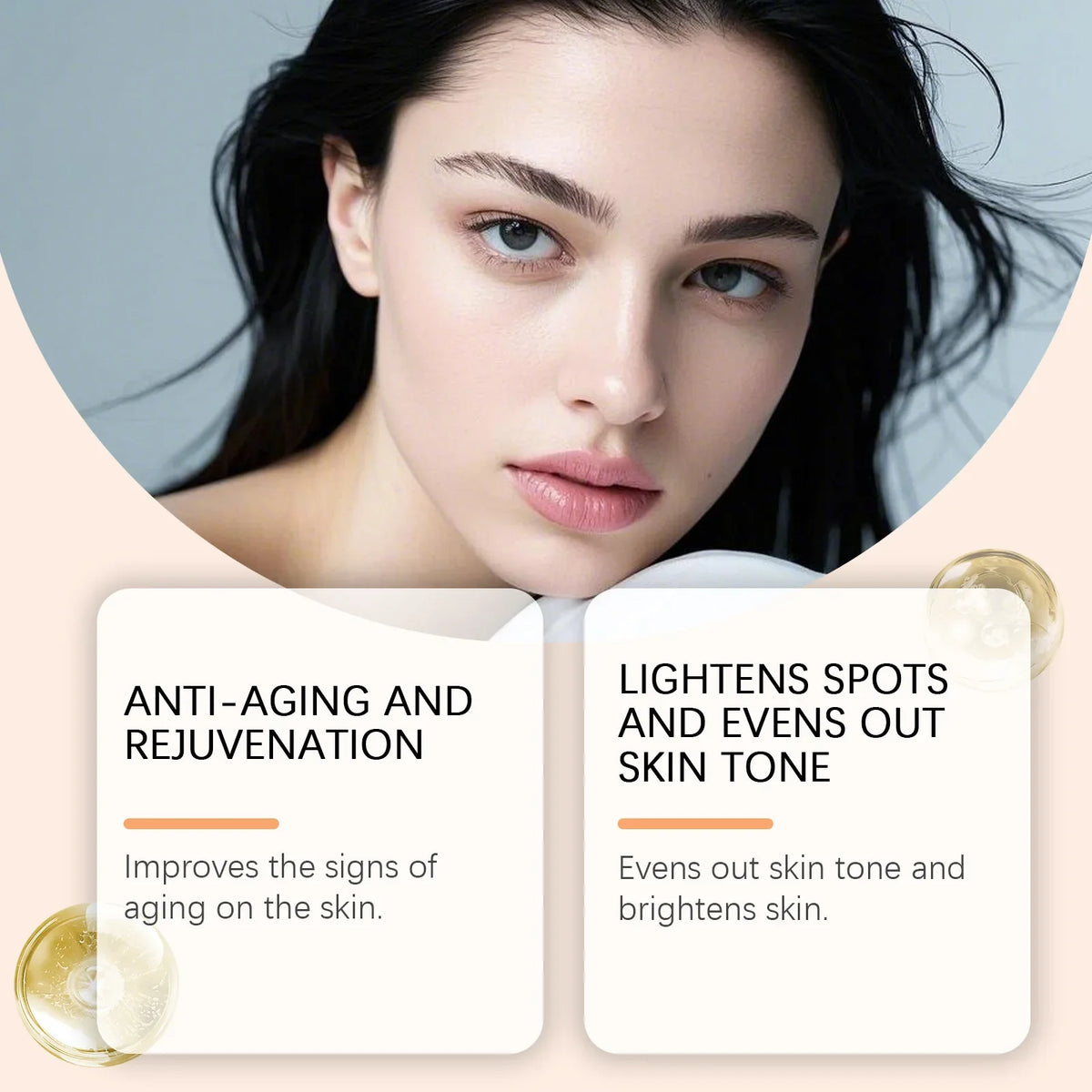 Eelhoe Vitamin C Facial Essence Moisturizing Lifting Reduce Fine Lines Keep Smoothing Anti A-ging Remove Acne Face Firming Serum