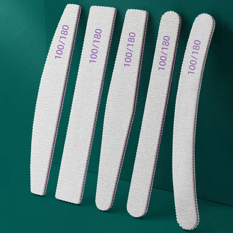 Nano Glass Nail File Transparent Crystal Nail Polish Rubbing Strip Polishing And Shining Nail Enhancement Tool