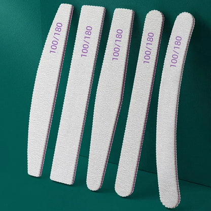 Nano Glass Nail File Transparent Crystal Nail Polish Rubbing Strip Polishing And Shining Nail Enhancement Tool
