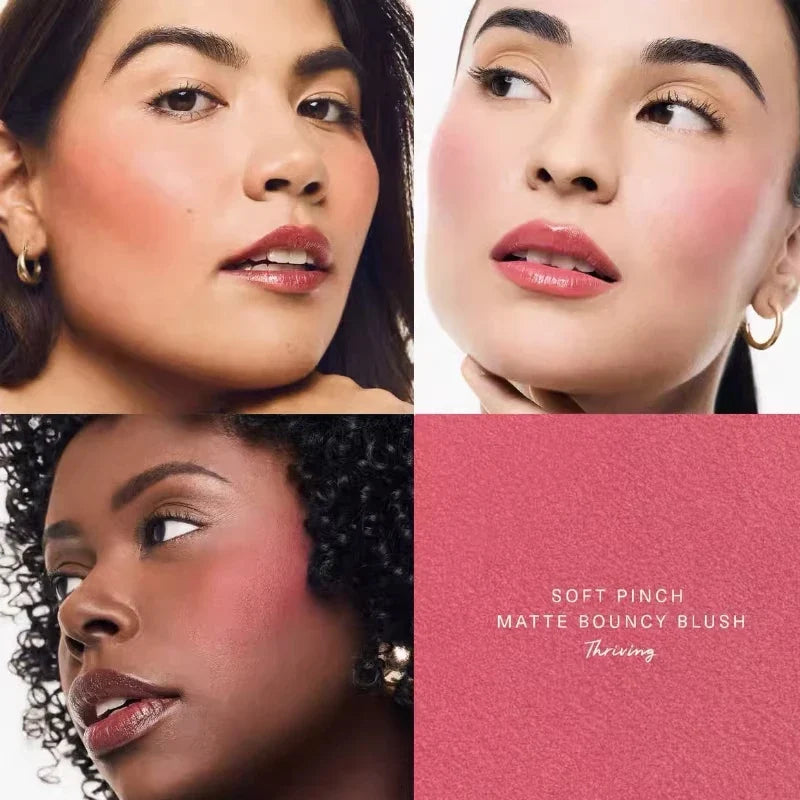 Rare Beauty New Product Frost-to-powder Mashed Potato Matte Air Cushion Blush Cream Liquid Blush Long-lasting Lipstick Lip Gloss